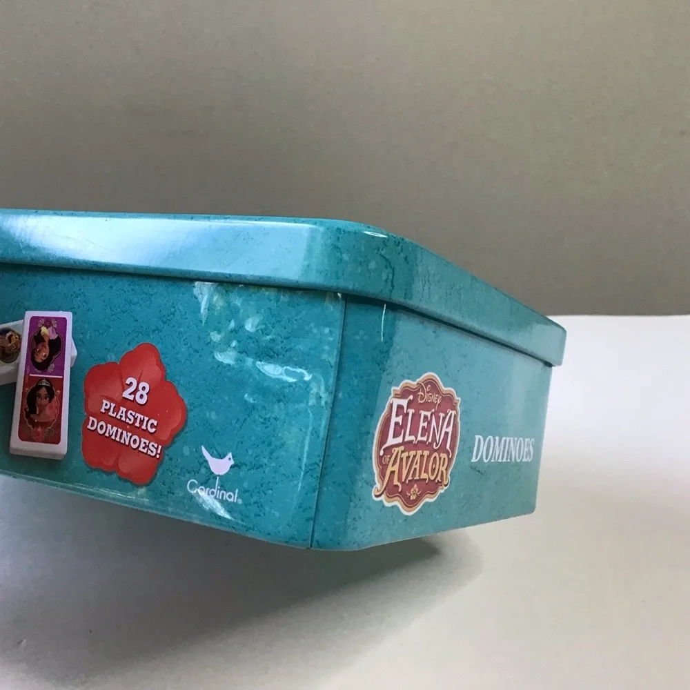 Disney Elena of Avalor Dominoes Game 28 Tiles in Collectible Tin by Cardinal